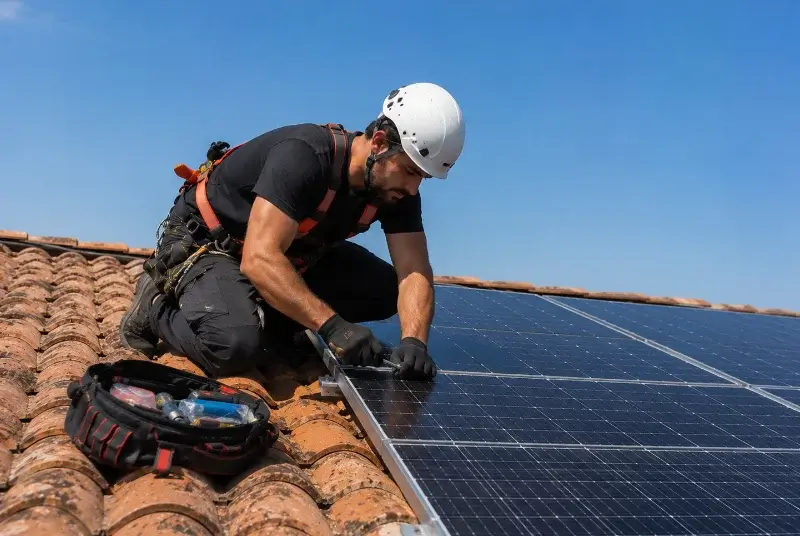 Maintenance et monitoring de panneaux solaires à Aucamville